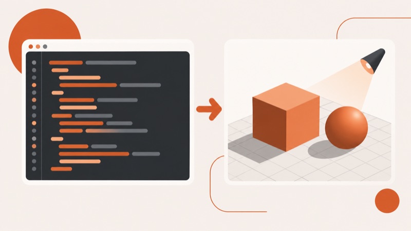 Claude и Blender: как создать сцену через Python без плагина