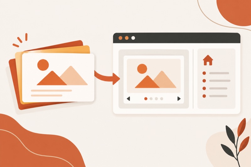 Как сделать сайт в PowerPoint: макет, ссылка и перенос в веб