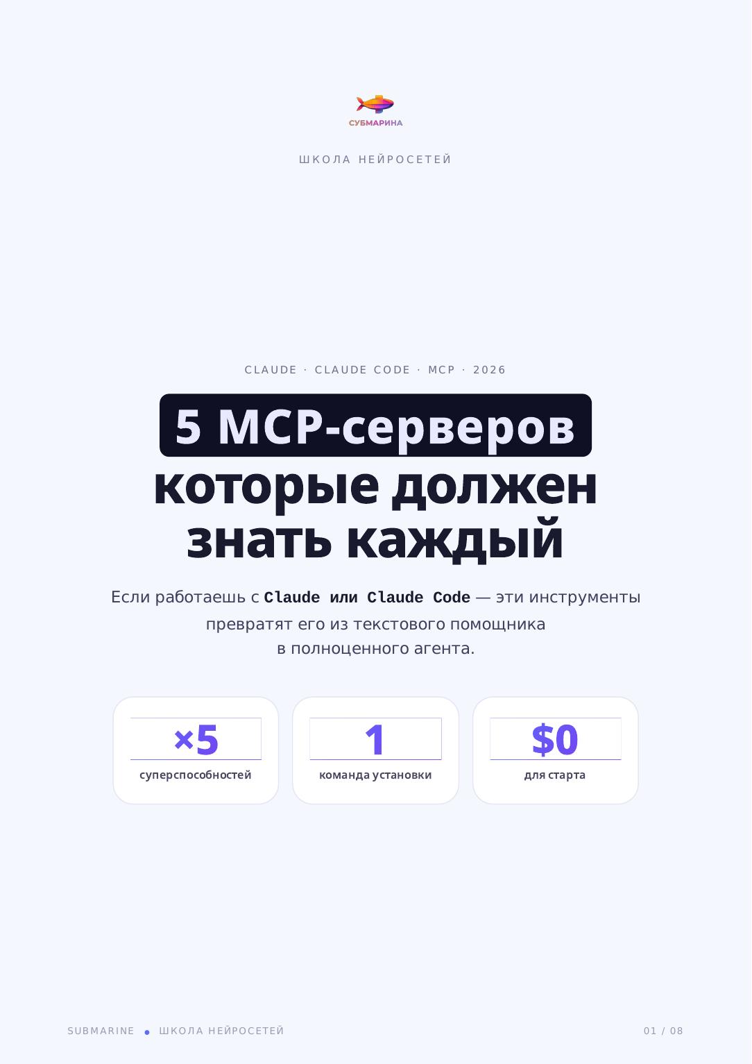 5 MCP-серверов, которые должен знать каждый — обложка