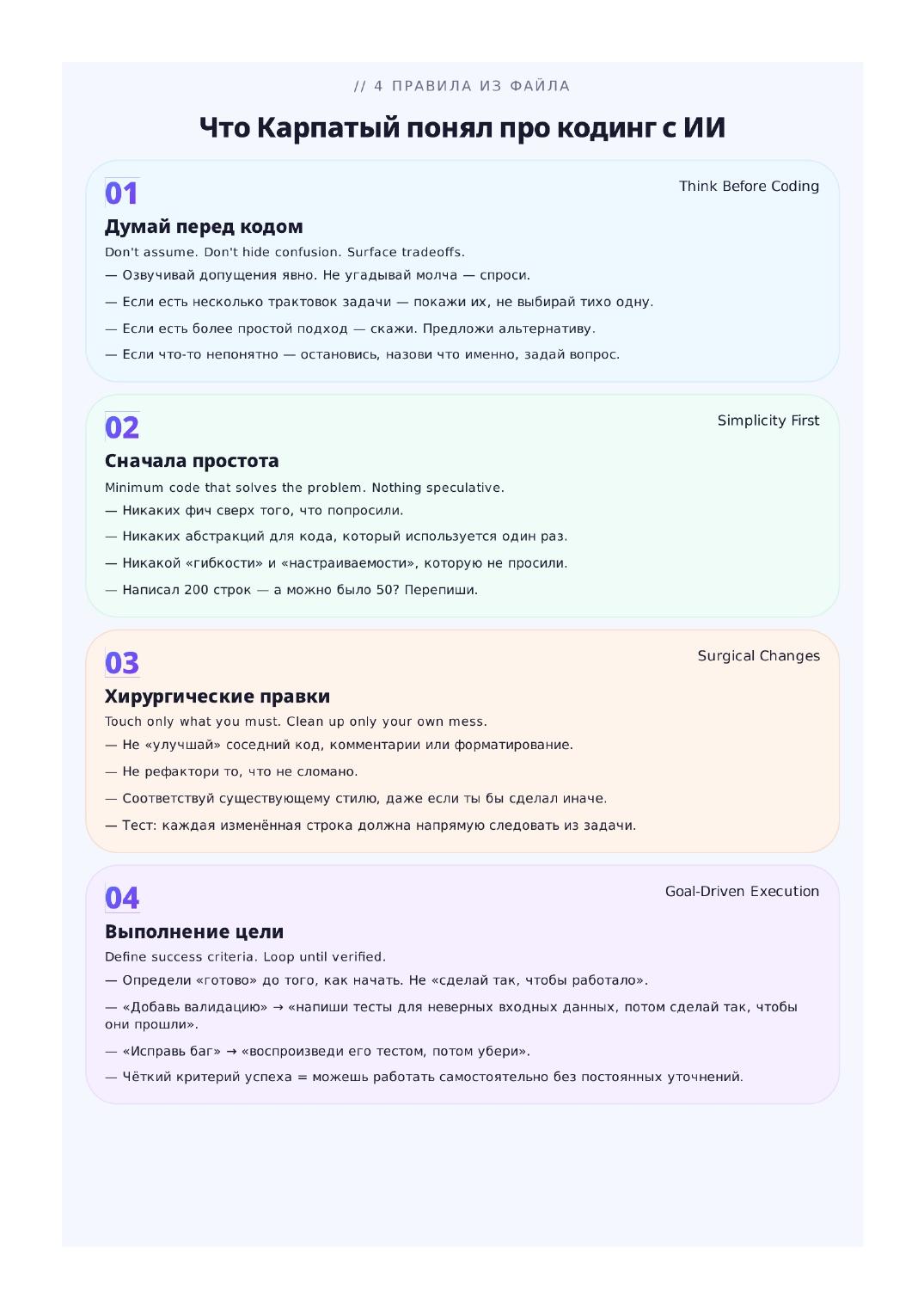 Усильте Claude Code одним скиллом Андрея Карпати: страница 3